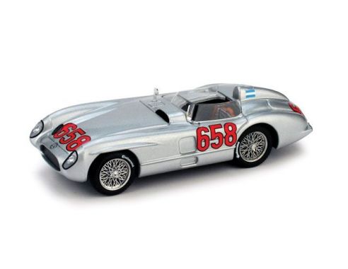 Brumm BM0190B MERCEDES 300 SLR J.M.FANGIO N.658 2nd MILLE MIGLIA 1955 1:43 Auto Competizione