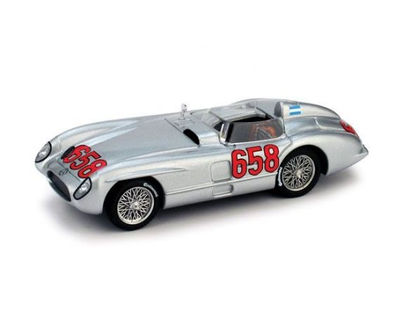 Brumm BM0190B MERCEDES 300 SLR J.M.FANGIO N.658 2nd MILLE MIGLIA 1955 1:43 Auto Competizione