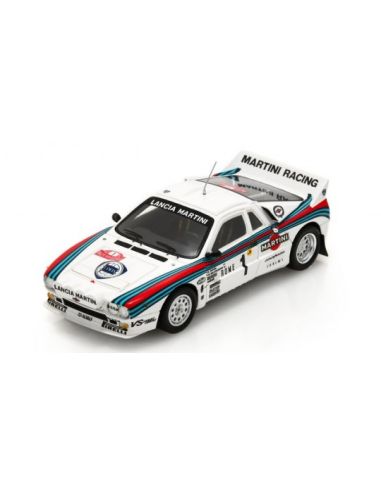 SPARK MODEL S9108 LANCIA 037 N.1 WINNER RALLY MONTE CARLO 1983 WALTER ROHRL 1:43 Modellino