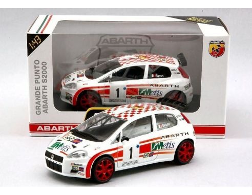 Cararama Motorama CA9465 PUNTO ABARTH G.BASSO N.1 IRC'07 1:43 Modellino