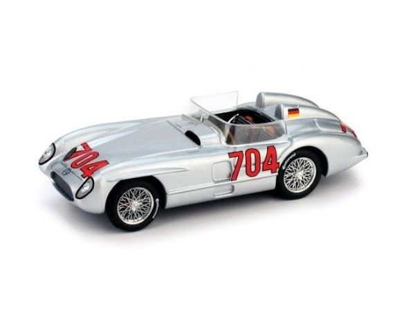Brumm R190D MB 300SLR '55 MILLE MIGLIA n.704 1/43 Modellino