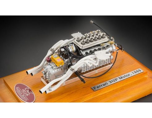 CMC CMC121 FERRARI 312P ENGINE WITH SHOWCASE 1:18 Modellino
