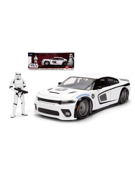 JADA TOYS JADA36478 DODGE STAR WARS STORM TROOPER WHITE 1:24 Modellino