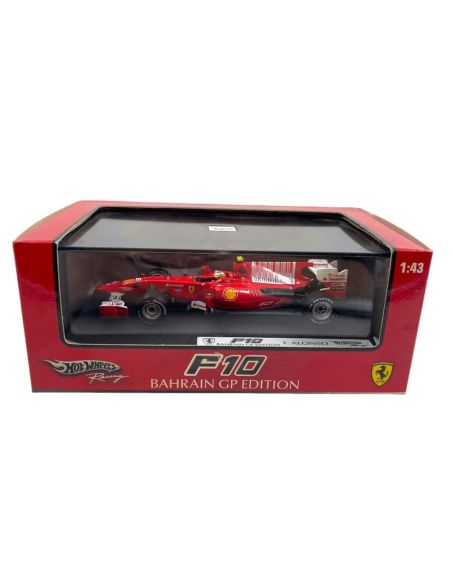 Hot Wheels T6289 FERRARI F10 Bahrain GP Edition 2010 F.ALONSO n.8  1:43 Model