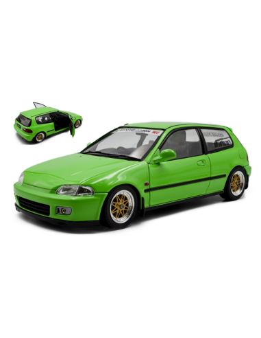 SOLIDO SL1810408 HONDA CIVIC (EG6) SOLIDO WORKS 1991 NEON GREEN 1:18 Modellino