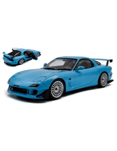 SOLIDO SL1810608 MAZDA RX7 FD3RS SOLIDO WORKS 1999 BLUE 1:18 Modellino