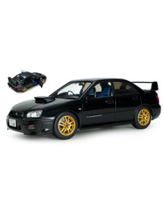 SOLIDO SL1812305 SUBARU IMPREZA WRX STI JAVABLACK PEARL 2004 1:18 Modellino