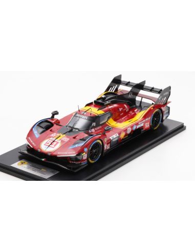 LOOKSMART LS18LM054 FERRARI 499P N.51 3rd LE MANS 2025 PIER GUIDI-CALADO-GIOVINAZZI 1:18 Modellino