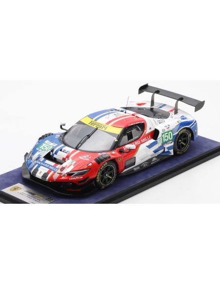 LOOKSMART LS18LM059 FERRARI 296 LMGT3 N.150 LE MANS 2025 TOLEDO-WADOUX-AGOSTINI 1:18 Modellino