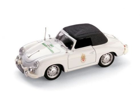 Brumm BM0198CC PORSCHE 356 CABRIOLET CLOSED POLIZIA PORTOGHESE 1952 1:43 Modellino