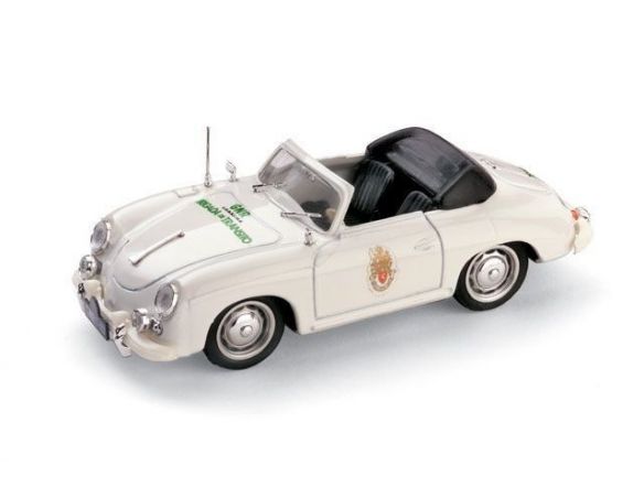 Brumm BM0198C PORSCHE 356 CABRIOLET POLIZIA PORTOGHESE 1952 1:43 Modellino