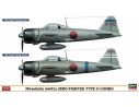 Hasegawa HG02002 A6 M2 ZERO TYPE 11 COMBO KIT 1:72 Modellino