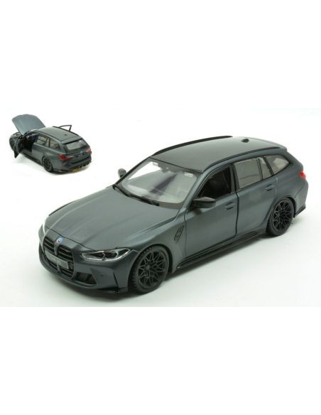 BBURAGO BU21112BK BMW M3 TOURING 2023 MATT BLACK 1:24 Modellino