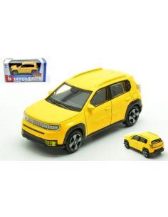 BBURAGO BU30477 FIAT PANDA EV 2024 YELLOW 1:43 Modellino