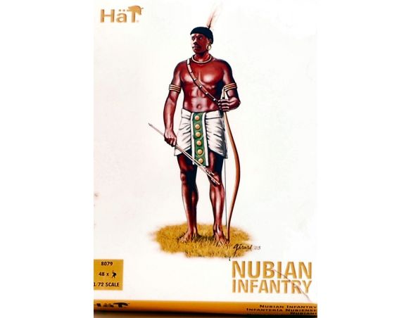 Hat HAT8079 NUBIAN INFANTRY KIT 1:72 Modellino