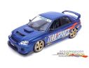 Hot Works HTW52402B1 SUBARU IMPREZA TUNING BLUE 1:24 Modellino