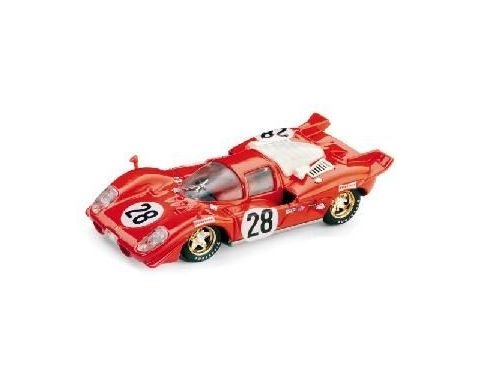 Brumm BM0200 FERRARI 512 S N.28 3rd DAYTONA 1970 ANDRETTI-MERZARIO ICKX 1:43 Modellino