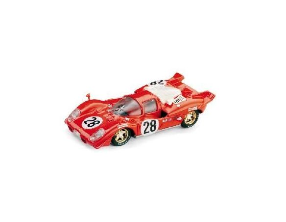 Brumm BM0200 FERRARI 512 S N.28 3rd DAYTONA 1970 ANDRETTI-MERZARIO ICKX 1:43 Modellino