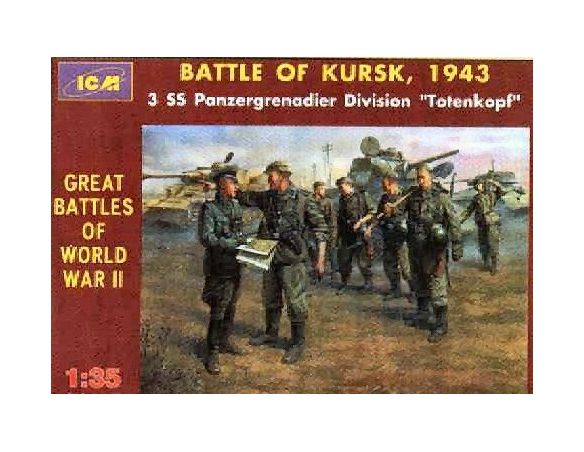 ICM ICM35151 BATTLE OF KURSK PANZERGR.FIGURE 1:35 Modellino
