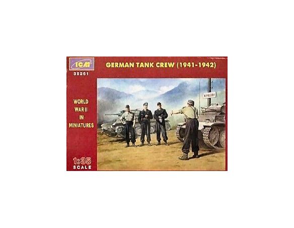 ICM ICM35261 GERMAN TANK CREW FIGURE 1:35 Modellino