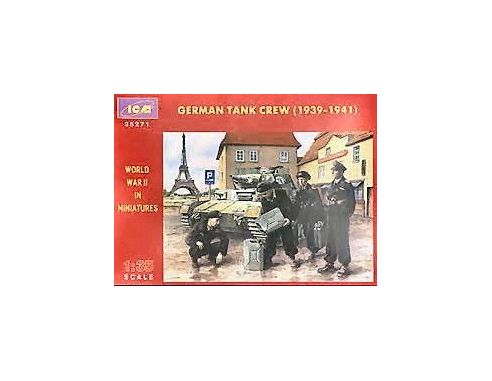 ICM ICM35271 GERMAN TANK CREW FIGURE 1:35 Modellino
