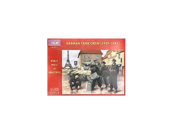 ICM ICM35271 GERMAN TANK CREW FIGURE 1:35 Modellino