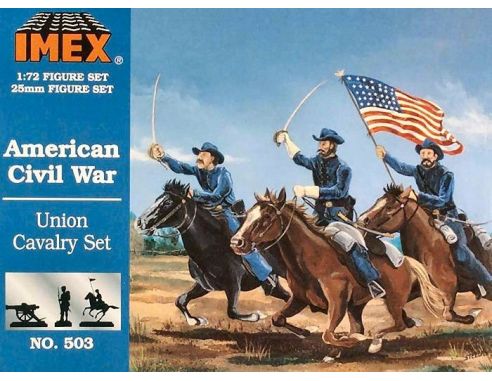 Imex IM0503 AMERICAN UNION CAVALRY SET KIT 1:72 Modellino