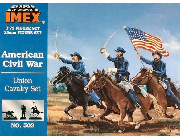 Imex IM0503 AMERICAN UNION CAVALRY SET KIT 1:72 Modellino