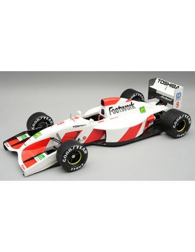 TECNOMODEL TMD18375D FOOTWORK FA13 SPAIN GP 1992 RAIN TYRES M.ALBORETO 1:18 Modellino