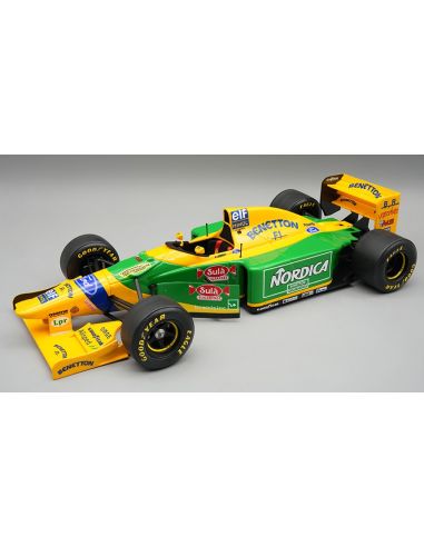 TECNOMODEL TMD18377A BENETTON B193B 1993 BARCELLONA TEST M.ALBORETO 1:18 Modellino