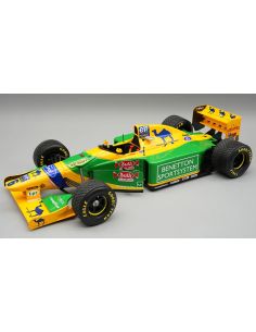 TECNOMODEL TMD18377C BENETTON B193B BRITISH GP 1993 RAIN TYRES R.PATRESE 1:18 Modellino