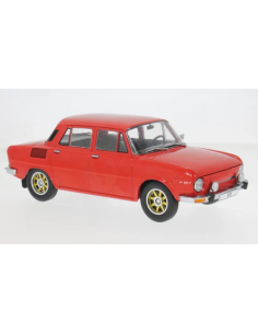 MODELCARGROUP MCG18834 SKODA 100 1969 RED/GOLD RIMS 1:18 Modellino