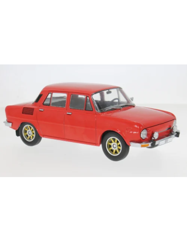 MODELCARGROUP MCG18834 SKODA 100 1969 RED/GOLD RIMS 1:18 Modellino