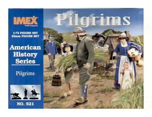Imex IM0521 PILGRIMS COLONI AMERICANI KIT 1:72 Modellino