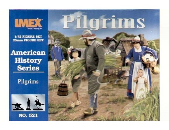 Imex IM0521 PILGRIMS COLONI AMERICANI KIT 1:72 Modellino