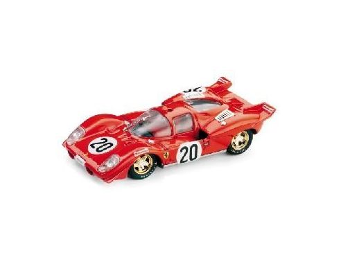 Brumm BM0202 FERRARI 512 S N.20 2nd SPA 1970 ICKX-SURTEES 1:43 Modellino