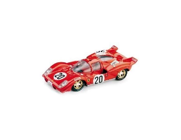 Brumm BM0202 FERRARI 512 S N.20 2nd SPA 1970 ICKX-SURTEES 1:43 Modellino