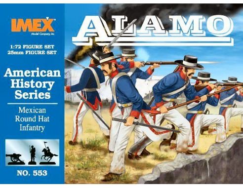 Imex IM0553 MEXICAN ROUND INFANTRY KIT 1:72 Modellino