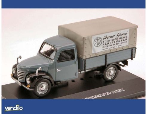 IST Models IST053 IFA FRAMO V901/2 KASTENWAGEN 1954 YELLOW 1:43 Modellino