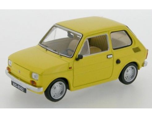 IST Models IST072 POLSKI FIAT 126P POLAND 1973 YELLOW 1:43 Modellino