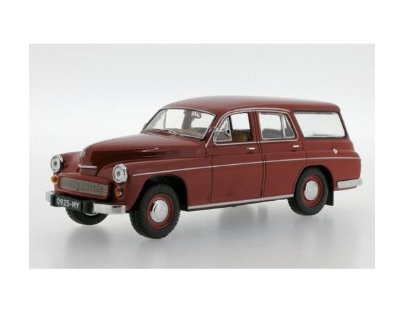 IST Models IST081 WARSZAVA 203 COMBI POLAND 1960 AMARANT RED 1:43 Modellino