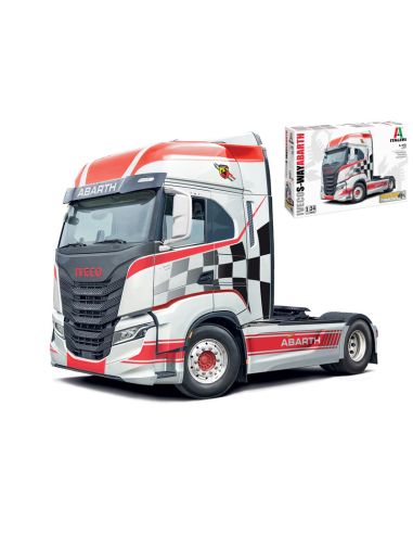 ITALERI IT3976 IVECO S-WAY ABARTH (SHOW TRUCK) KIT 1:24 Modellino