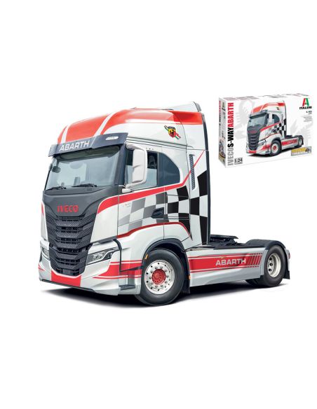 ITALERI IT3976 IVECO S-WAY ABARTH (SHOW TRUCK) KIT 1:24 Modellino