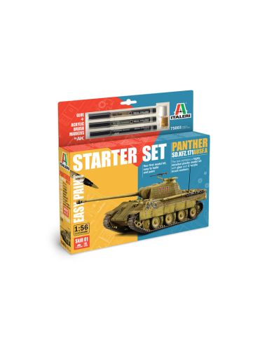 ITALERI IT75003 PANTHER Sd.Kfz.171 Ausf.A MODEL SET KIT 1:56 Modellino