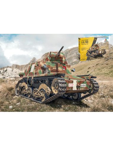 ITALERI IT96553 CARRO ARMATO L6/40 ITALIAN LIGHT TANK KIT 1:35 Modellino