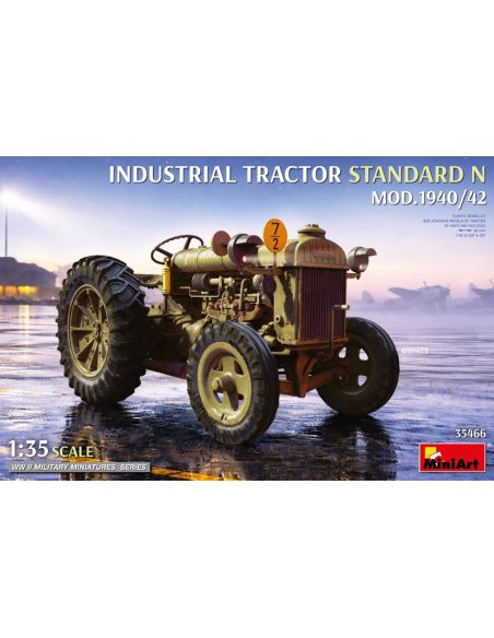 MINIART MIN35466 STANDARD N INDUSTRIAL TRACTOR Mod.1940/42 KIT 1:35 Modellino