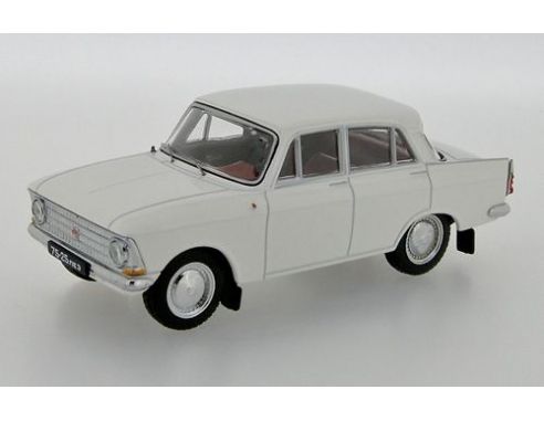 IST Models IST102 MOSKWITCH 408 USSR 1968 WHITE 1:43 Modellino