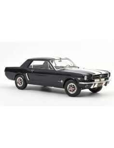 NOREV NV182805 FORD MUSTANG COUPE' 1966 BLUE METALLIC 1:18 Modellino