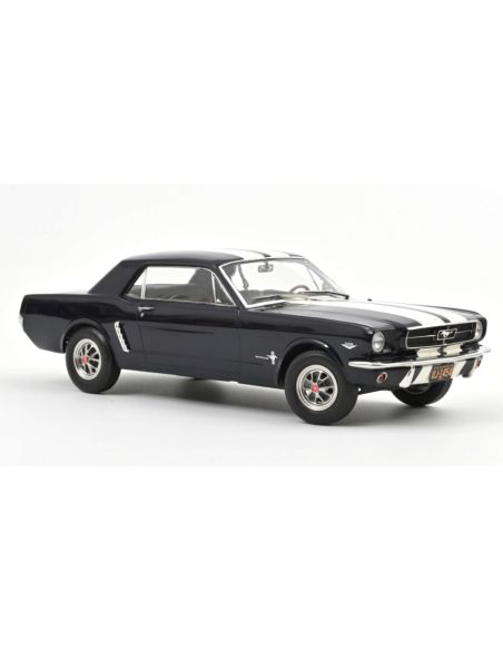 NOREV NV182805 FORD MUSTANG COUPE' 1966 BLUE METALLIC 1:18 Modellino