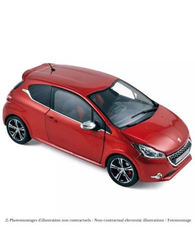 NOREV NV184700R PEUGEOT 208 GTi 2013 RUBIS RED (REPROD) 1:18 Modellino